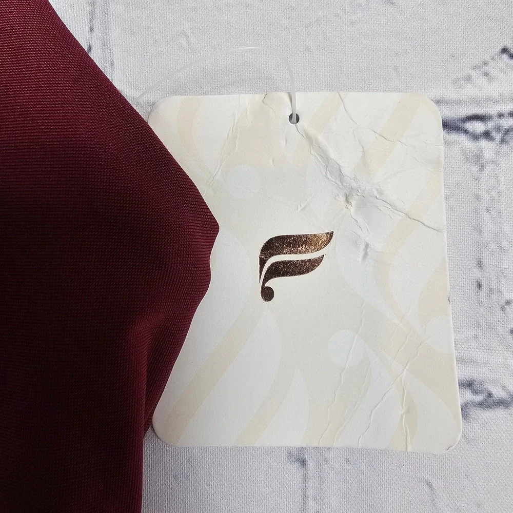NEW Fabletics No-Bounce‎ High Impact Sports Bra Merlot XS